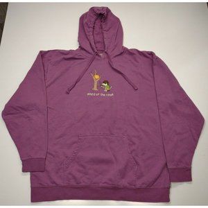 Teddy The Dog Magenta Gourd Of The Rings Pullover Hoodie Adult XXXL 3XL